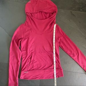 Lolë hoodie XS rasberry